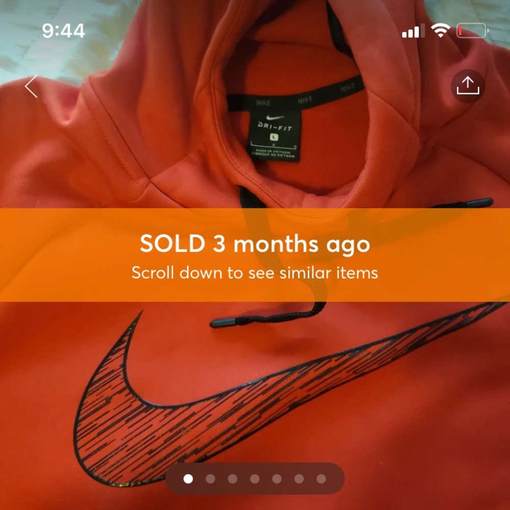 SOLD X L Nike Hoodie